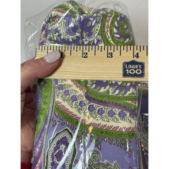 Jim Thompson Madrid Multicolor Paisley Floral Print Large Canvas Tote Shopper - Picture 12 of 13